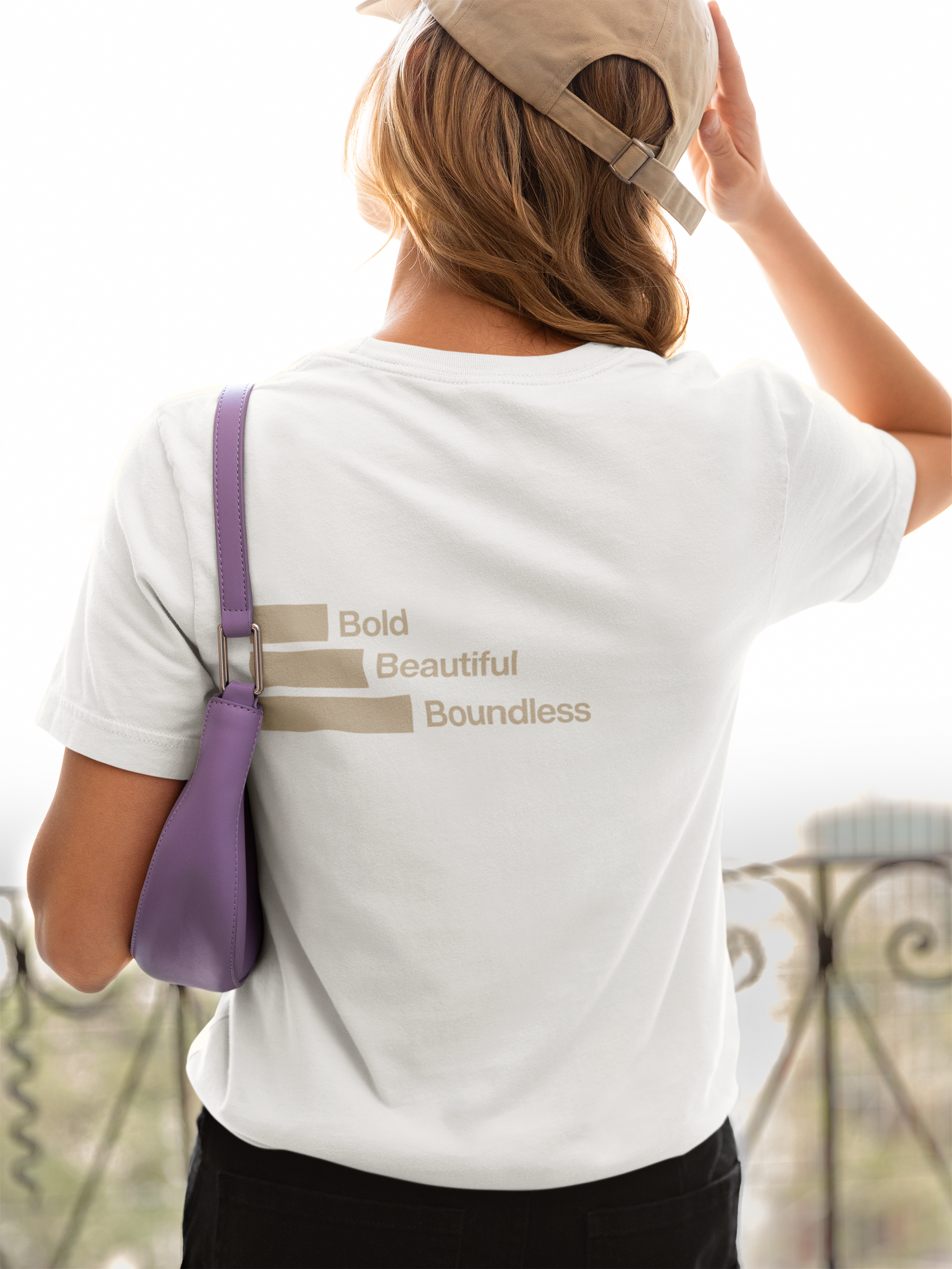 back-of-womans-boundless-white-color-tee