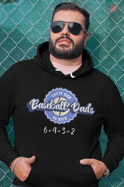 baseball-dad-funny-hoodie-black