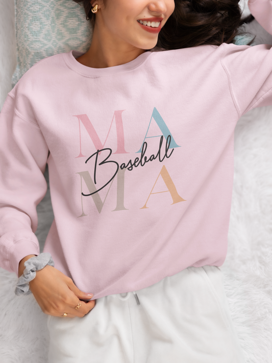 baseball-mama-sweatshirt-pink