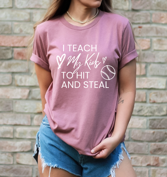 baseball-mom-woman-tee-heather-mauve