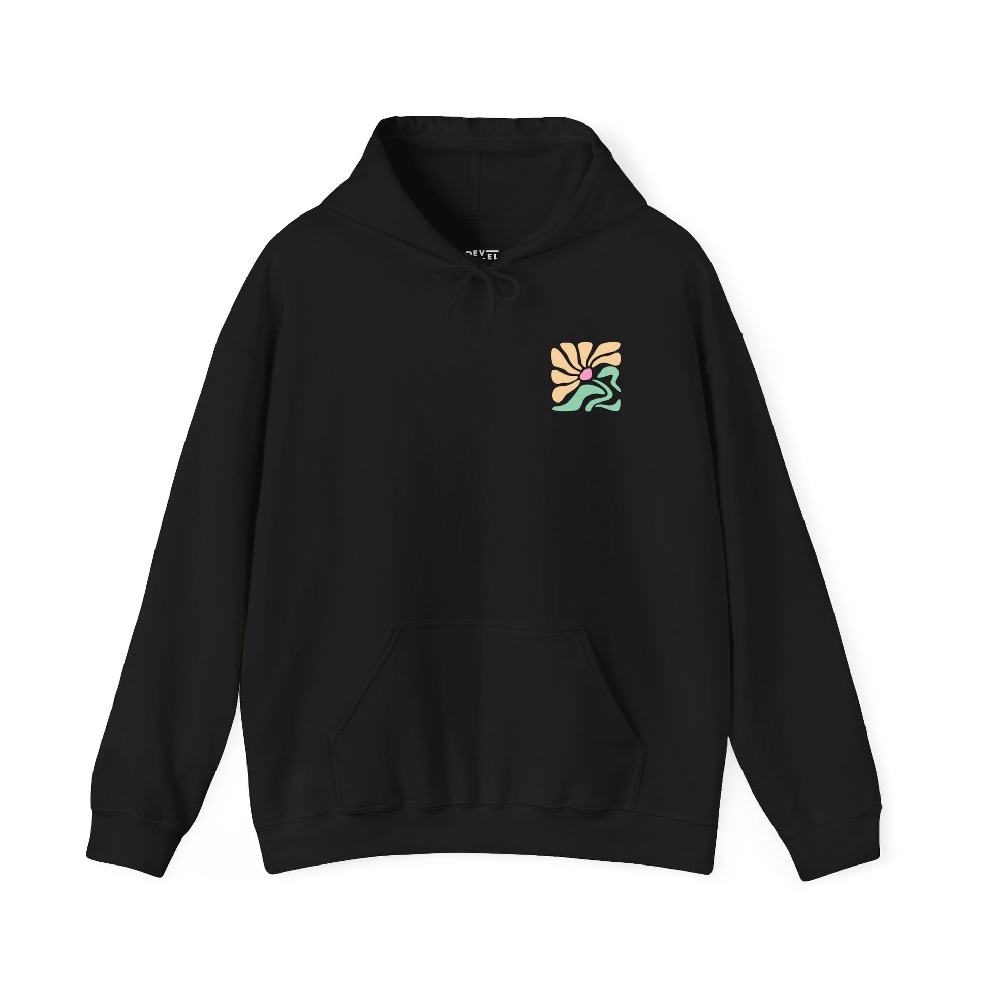 be-done-in-love-christian-woman-hoodie-front-closeup-black