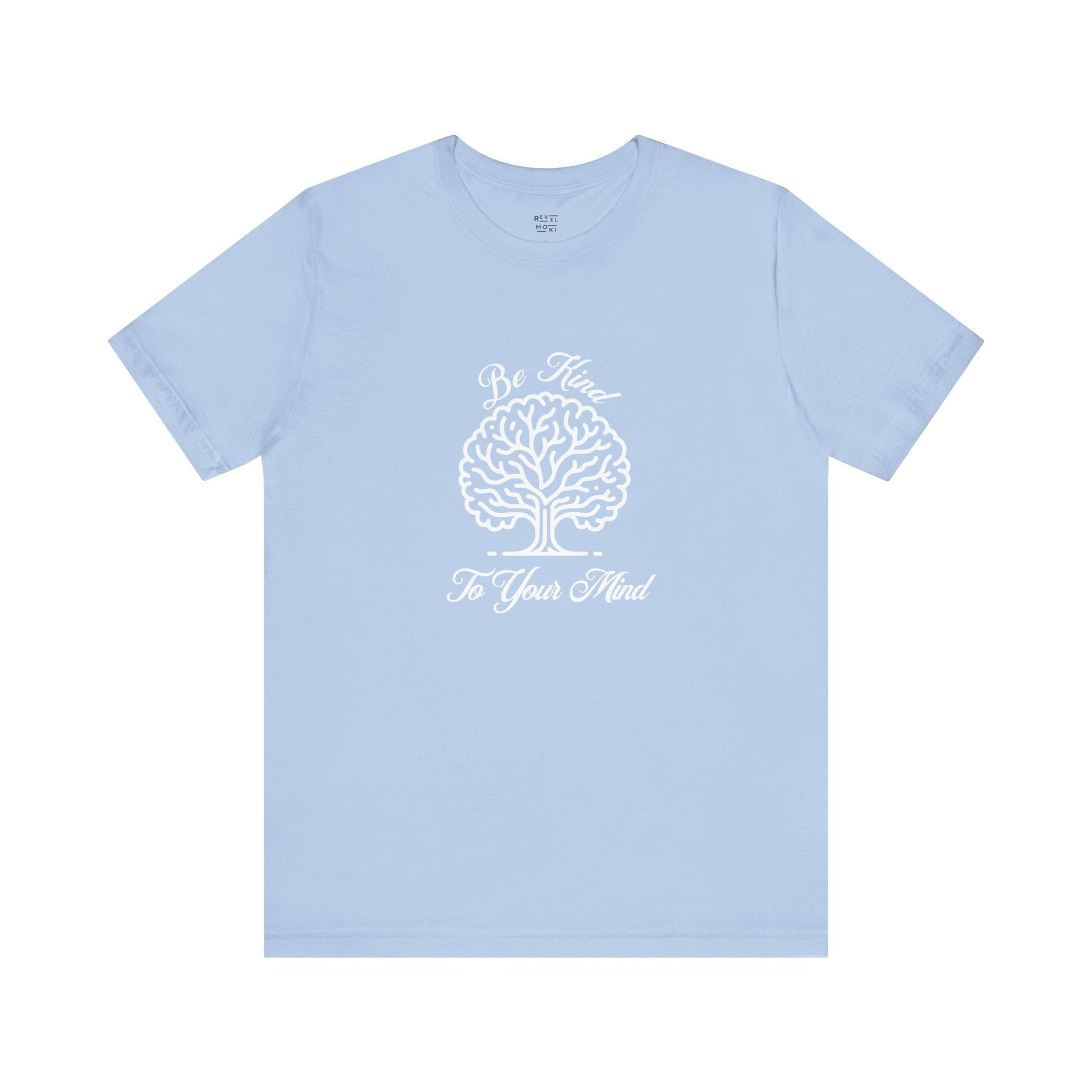 be-kind-to-your-mind-woman-tee-closeup-blue