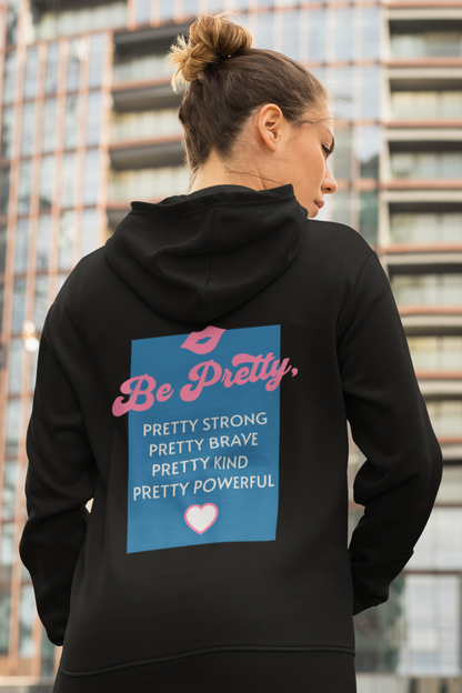 be-pretty-woman-hoodie-black