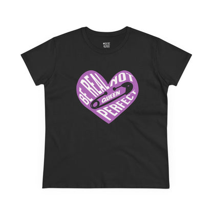 be-real-not-perfect-queen-tee-closeup-black