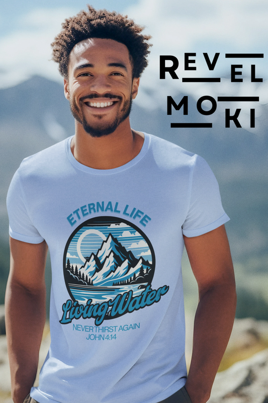 eternal-life-living-water-christian-tshirt-blue