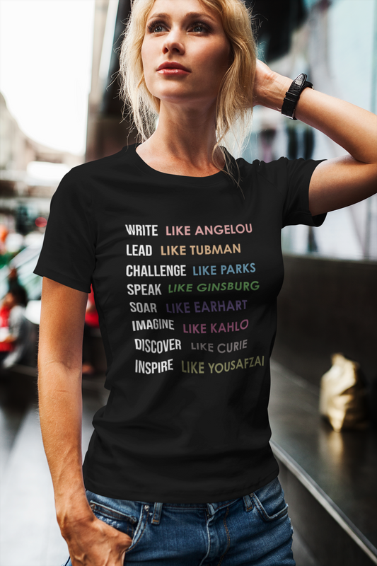 famous-strong-women-woman-tee-black