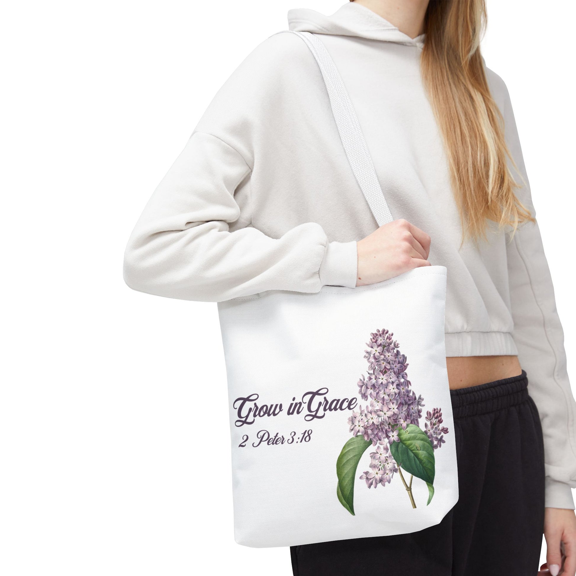floral-christian-tote-bag-small-white-handle-closeup