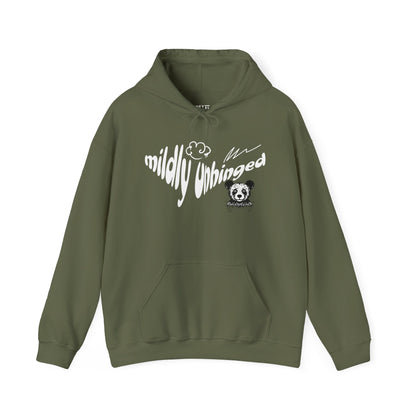 funny-hoodie-that-says-mildly-unhinged-green