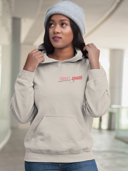 woman-wearing-sassy-girl-sweet-chaos-graphics-front-hoodie-color-sand