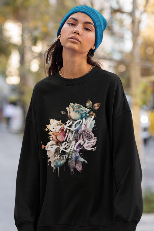 grow-in-grace-watercolors-woman-sweatshirt-black