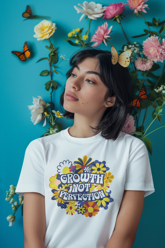 growth-not-perfection-woman-tee-white