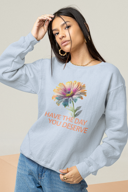 have-the-day-you-deserve-woman-sweatshirt-blue