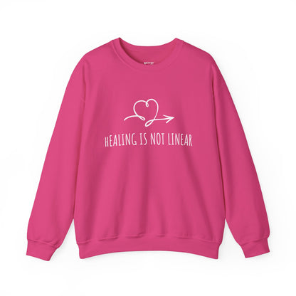 healing-is-not-linear-womens-sweatshirt-closeup-heliconia