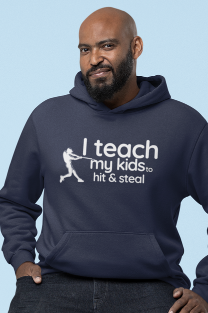 i-teach-my-kids-to-hit-and-steal-baseball-dad-hoodie-navy
