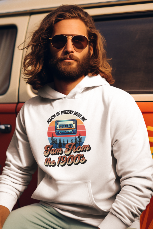 iam-from-the-1900_s-humor-funny-hoodie-white