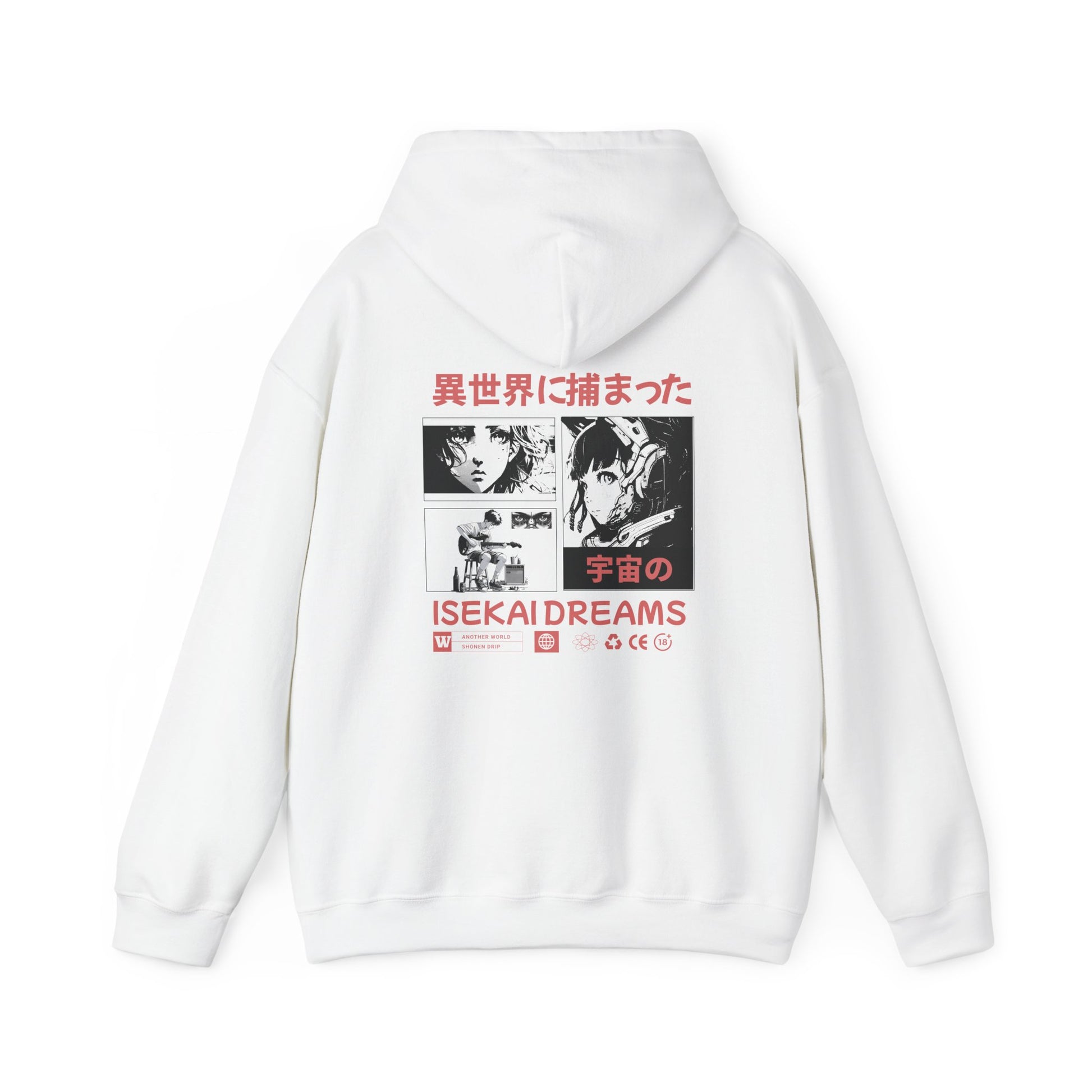 japanese-anime-isekai-graphic-hoodie-back-closeup-white