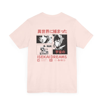 japanese-anime-isekai-graphic-tshirt-back-closeup-pink