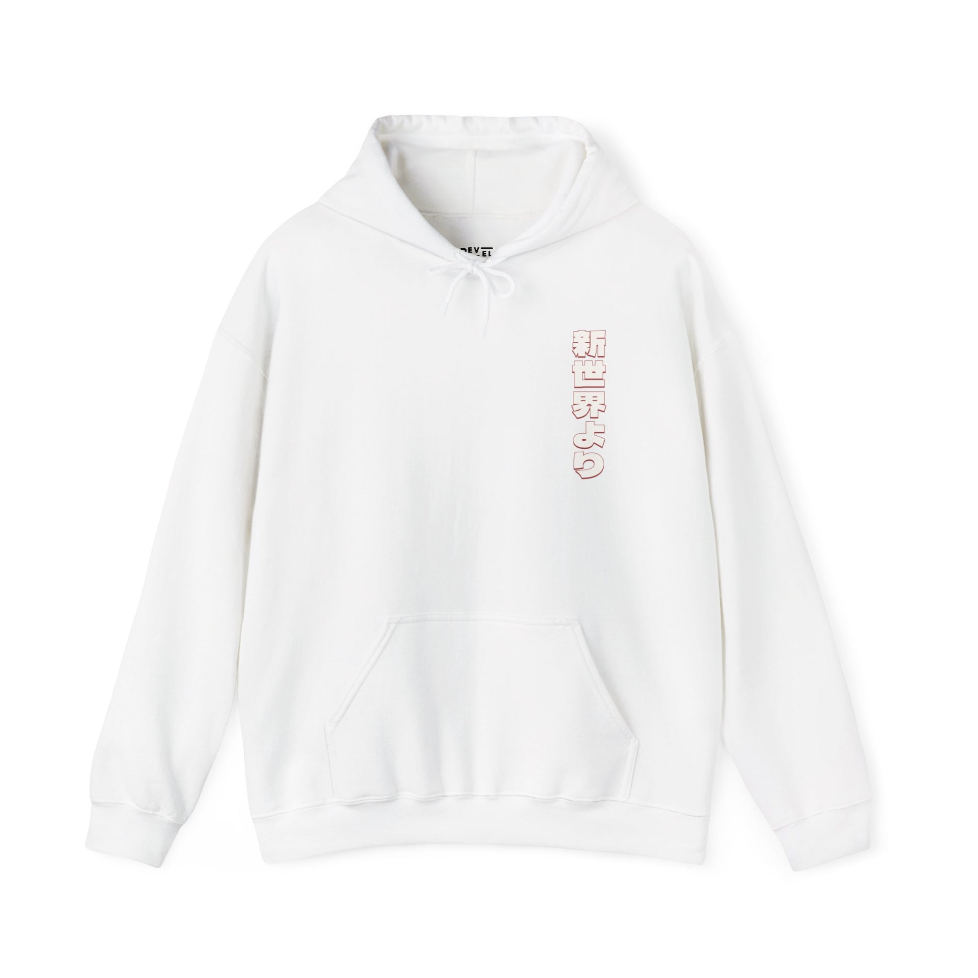 japanese-anime-mens-graphic-hoodie-training-arc-front-view-closeup-white