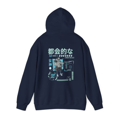 japanese-anime-plot-armor-mens-hoodie-back-closeup-navy