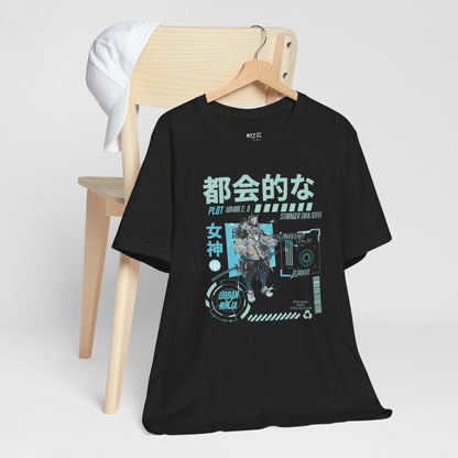 japanese-anime-plot-armor-mens-tshirt-closeup-black