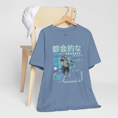 japanese-anime-plot-armor-mens-tshirt-closeup-steel-blue