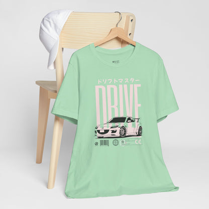 japanese-driftcar-graphic-mens-tshirt-closeup-mint