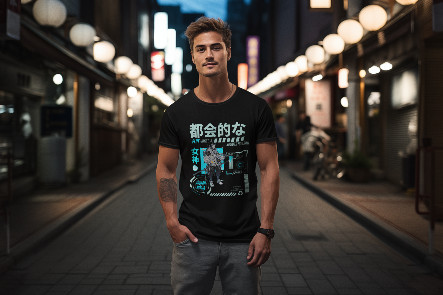 japanese anime tee