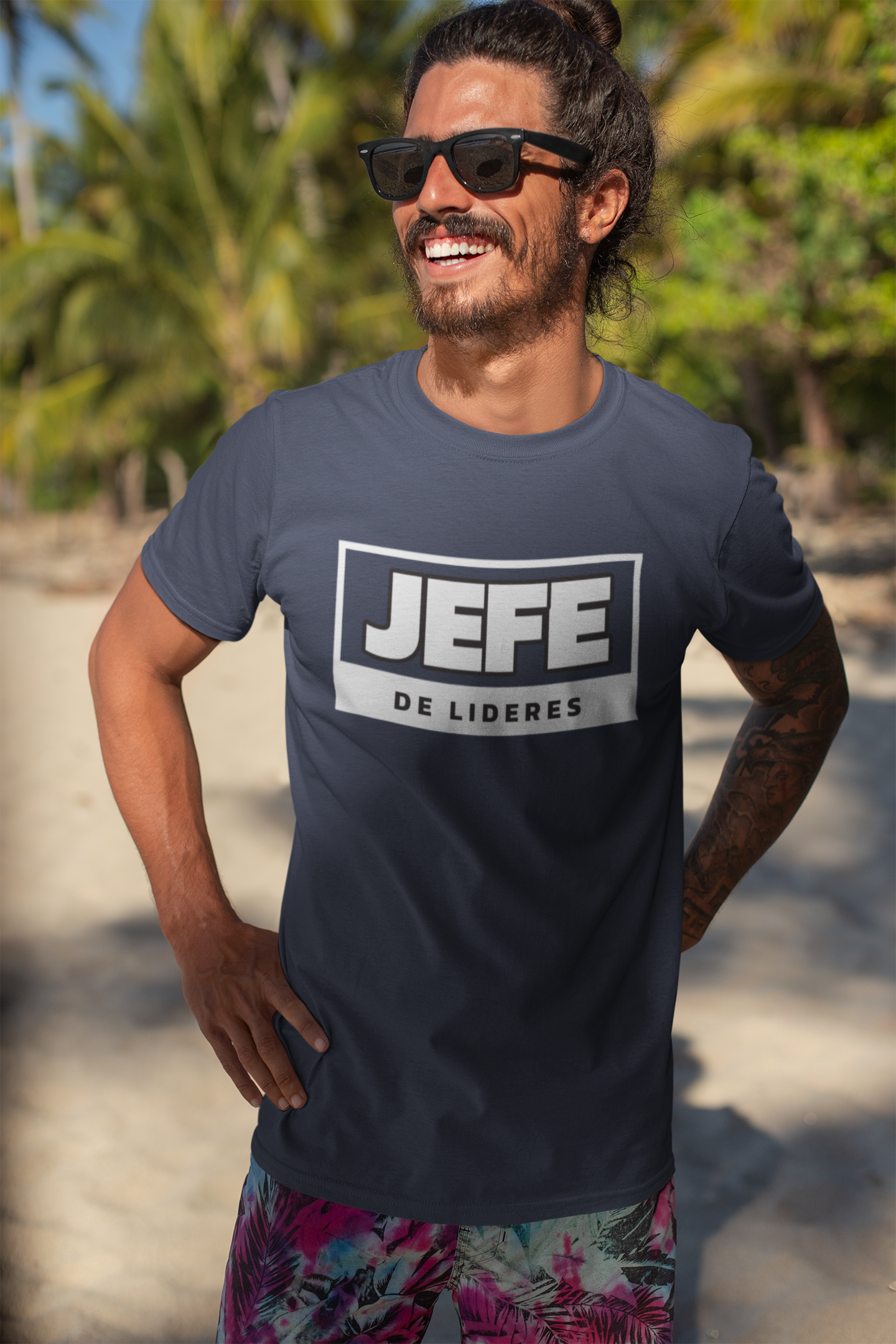 jefe-de-lideres-mens-tshirt-navy