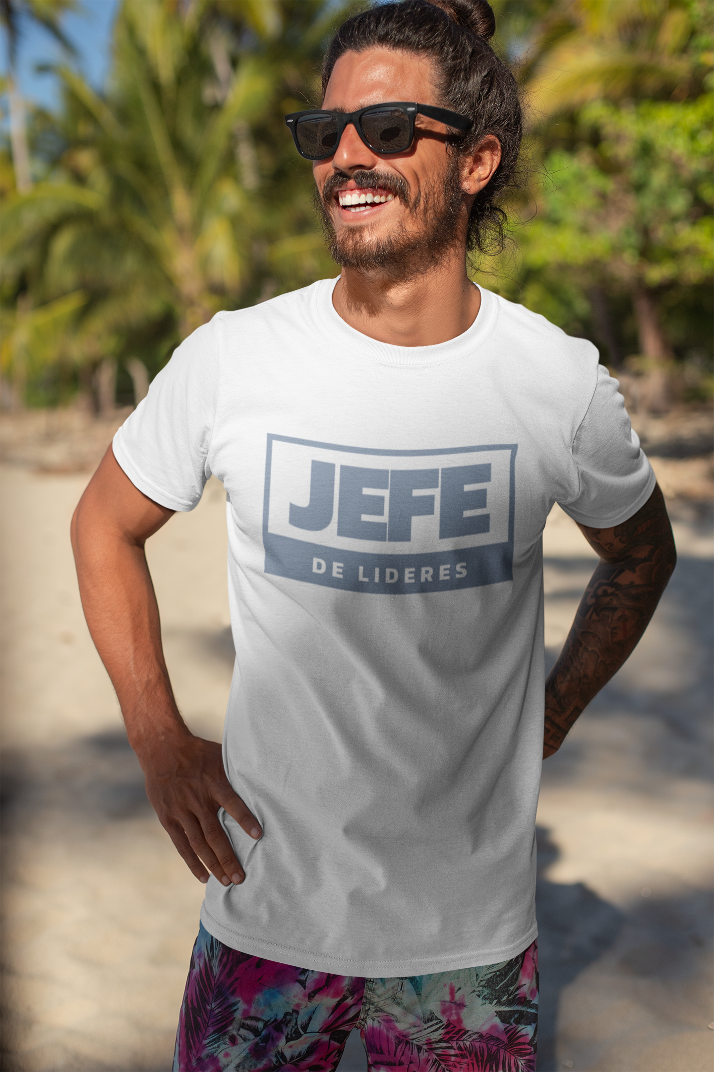 jefe-de-lideres-mens-tshirt-white