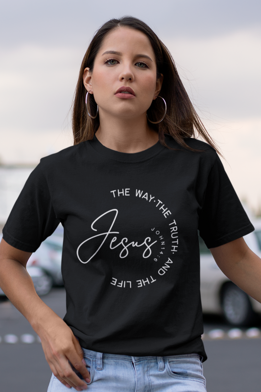 jesus-the-way-the-truth-and-the-life-woman-tee-black