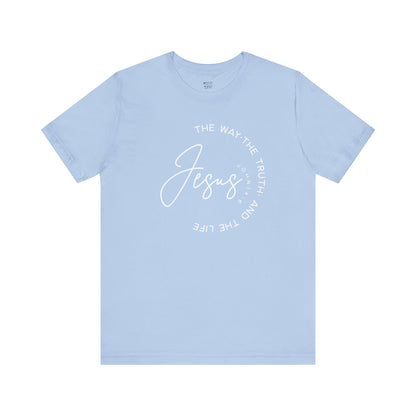 jesus-the-way-the-truth-and-the-life-woman-tee-closeup-blue