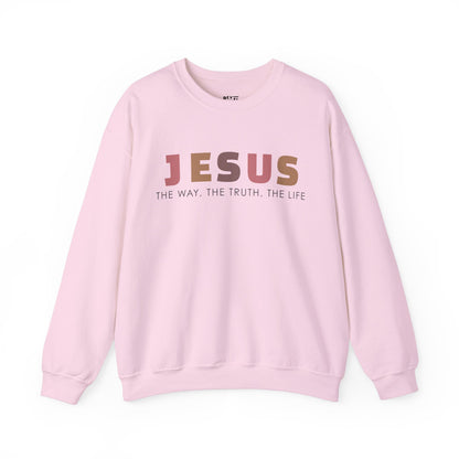 jesus-woman-sweatshirt-closeup-pink
