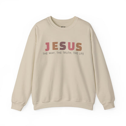 jesus-woman-sweatshirt-closeup-sand