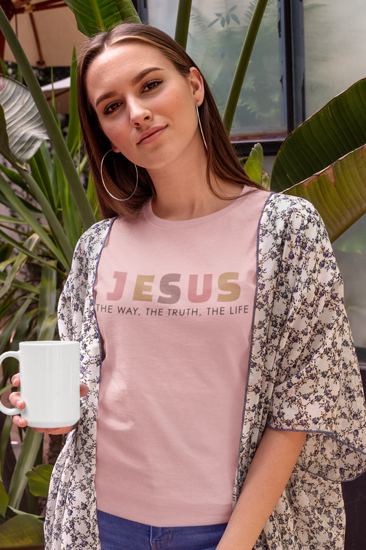 jesus-woman-tee-pink