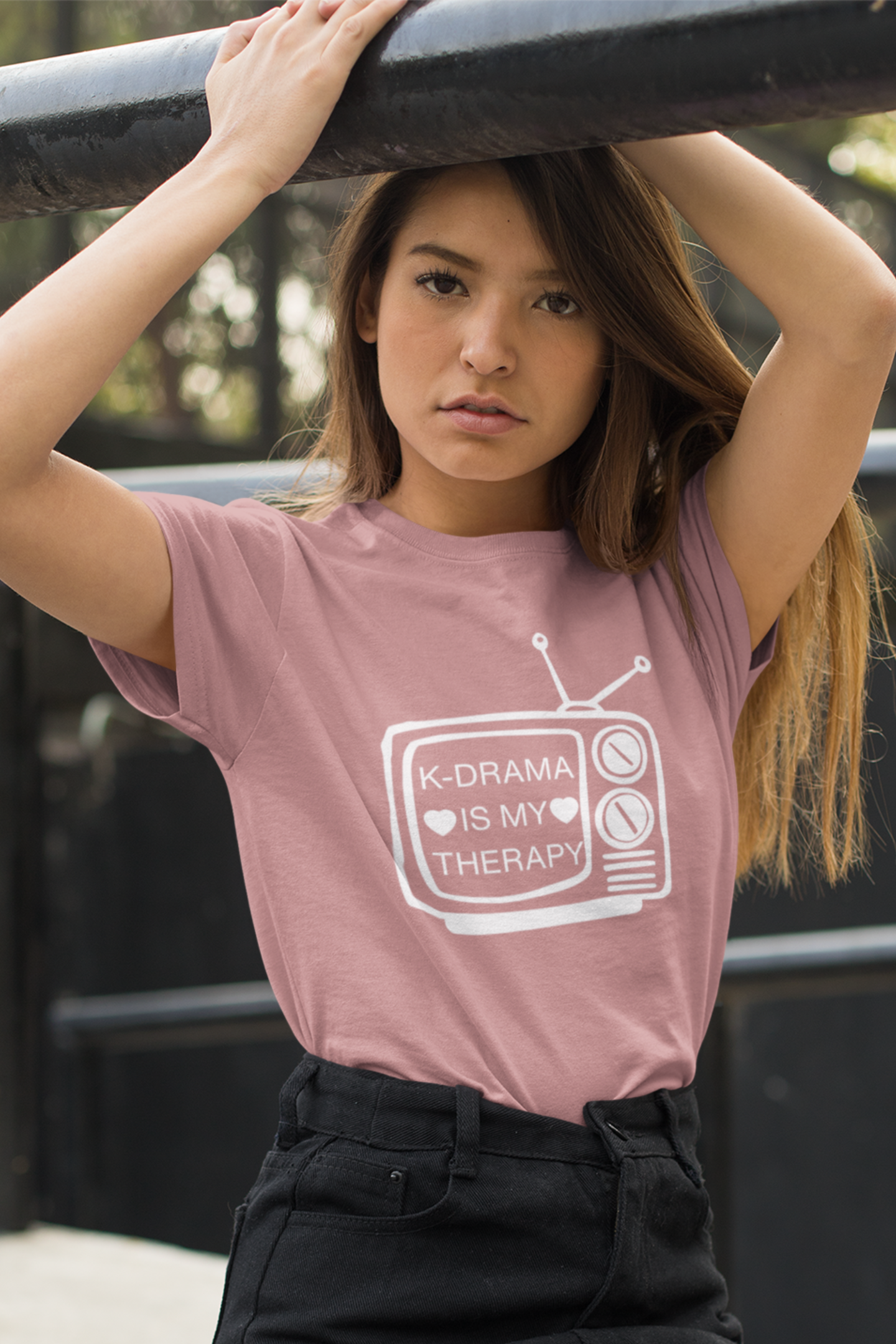 k-drama-therapy-woman-tee-heather-mauve