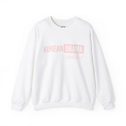 korean-drama-addict-woman-sweatshirt-closeup-white