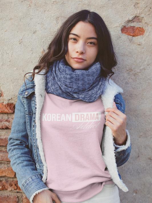 korean-drama-addict-woman-sweatshirt-pink