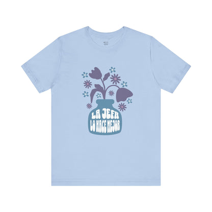 latina-female-boss-do-it-better-woman-tee-closeup-blue