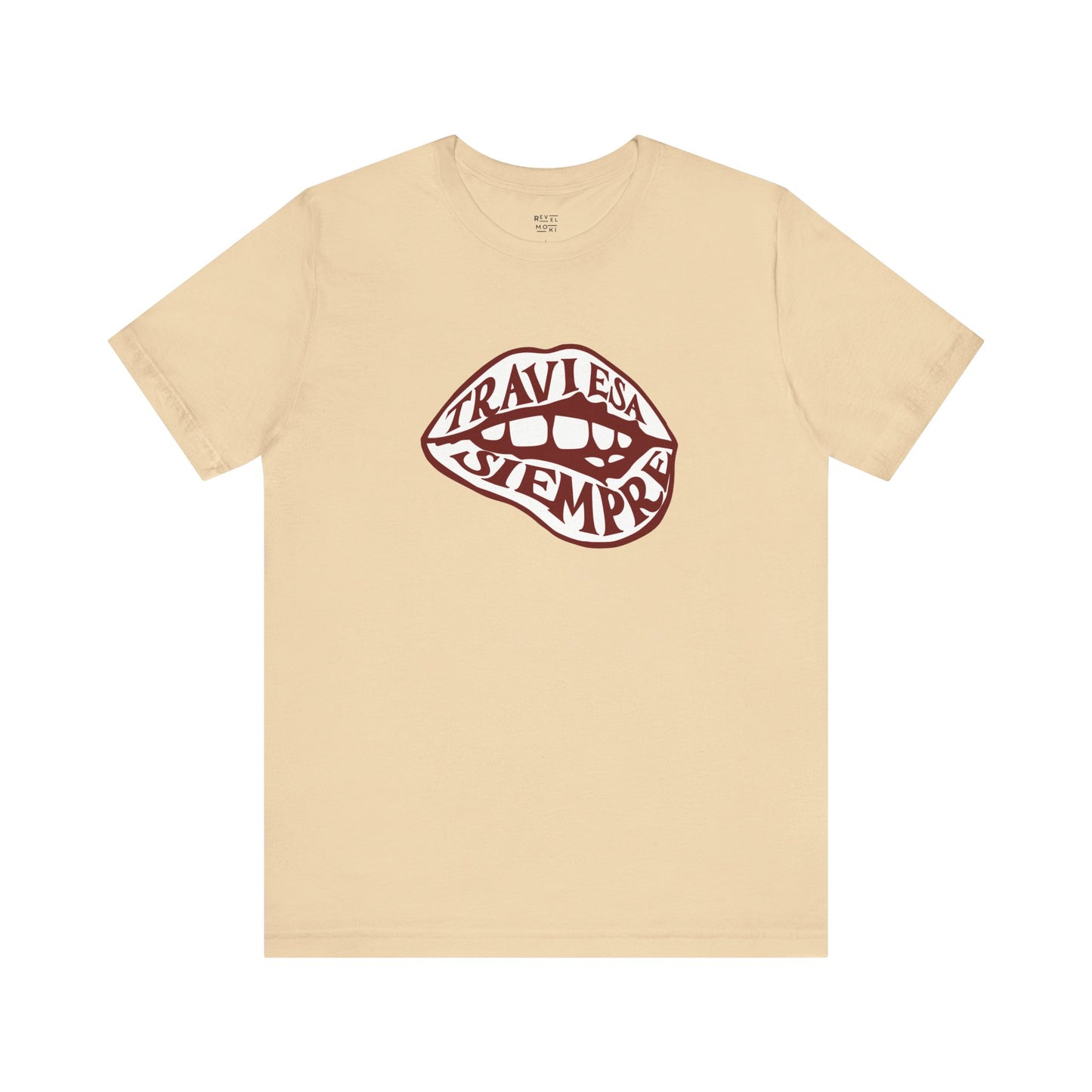 latina-wearing-always-naught-tee-closeup-cream