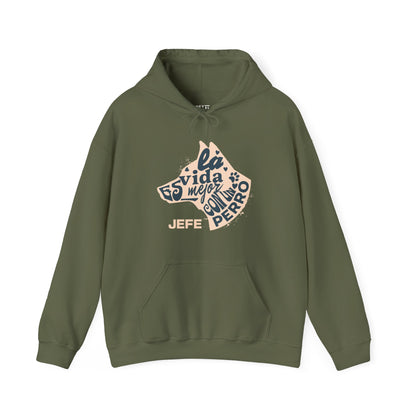 latino-mens-hoodie-life-is-better-with-a-dog-closeup-green