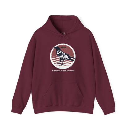 latino-sin-meido-spanish-hoodie-men-closeup-maroon