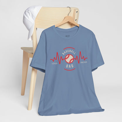 loud-and-proud-baseball-dad-tshirt-closeup-steel-blue