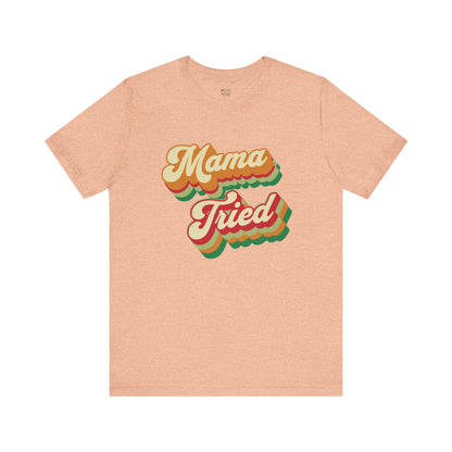 mama-tried-woman-tee-heather-closeup-peach