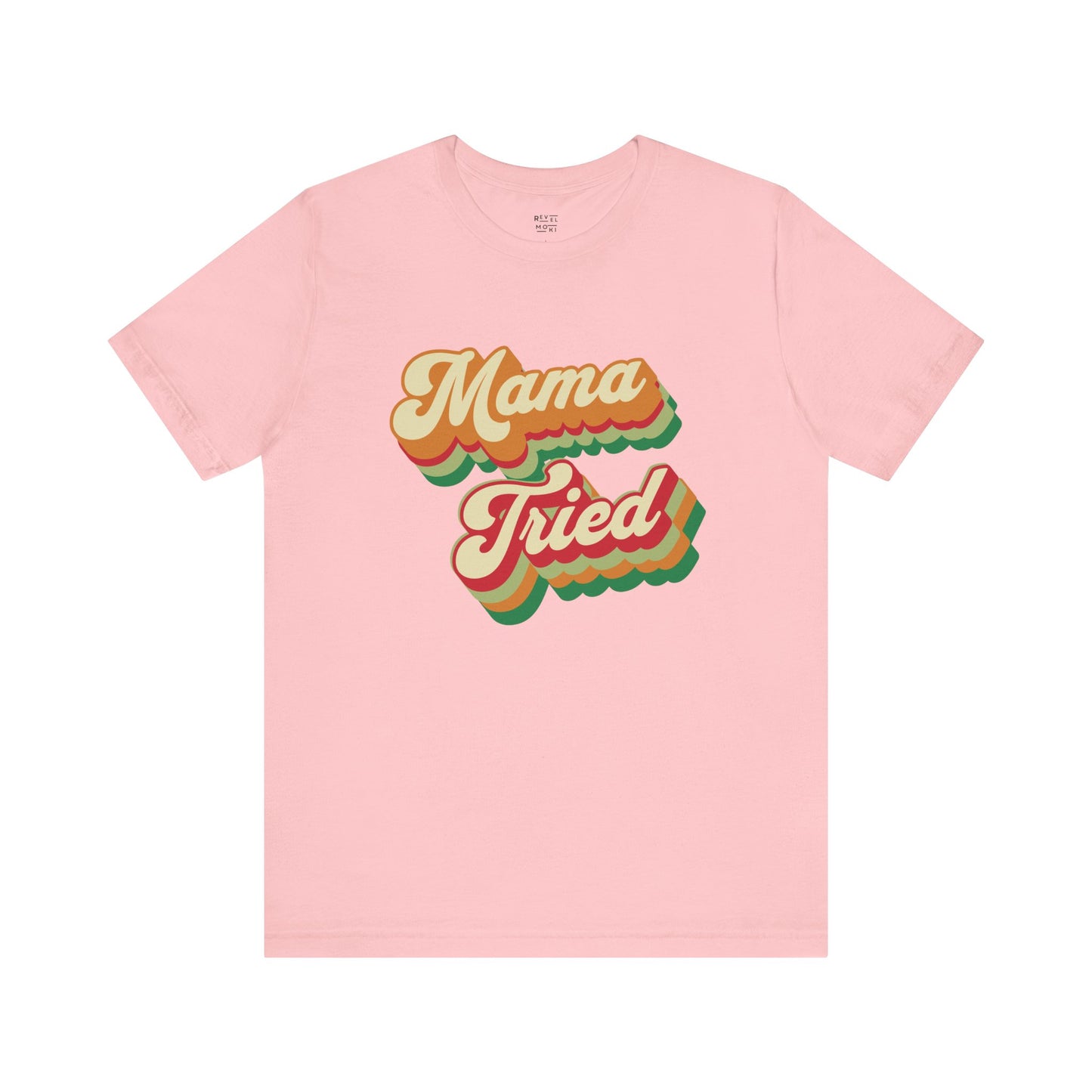 mama-tried-woman-tee-heather-closeup-pink