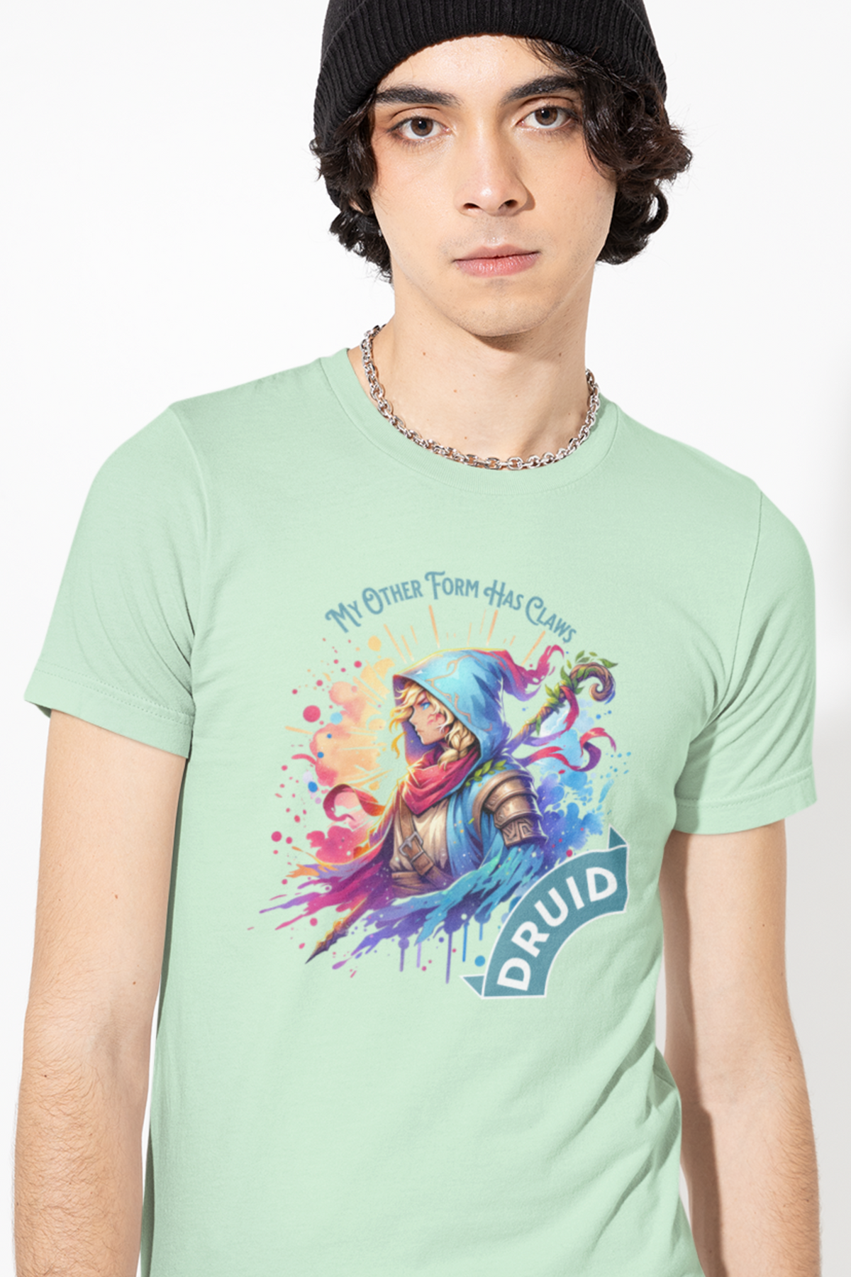 Person-wearing-druid-character-tabletop-rpg-graphic-color-green
