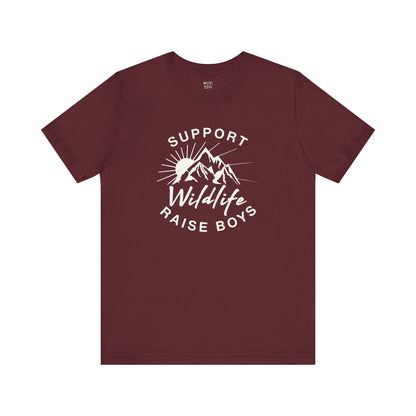 mom-wearing-raise-boys-tshirt-closeup-maroon