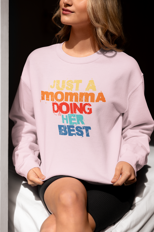 momma-doing-her-best-sweatshirt-pink