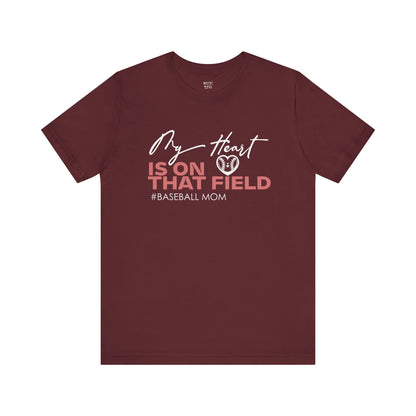 my-heart-is-on-that-field-baseball-mom-tee-closeup-maroon