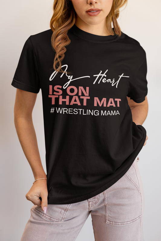 my-heart-is-on-that-mat-wrestling-mom-tee-black