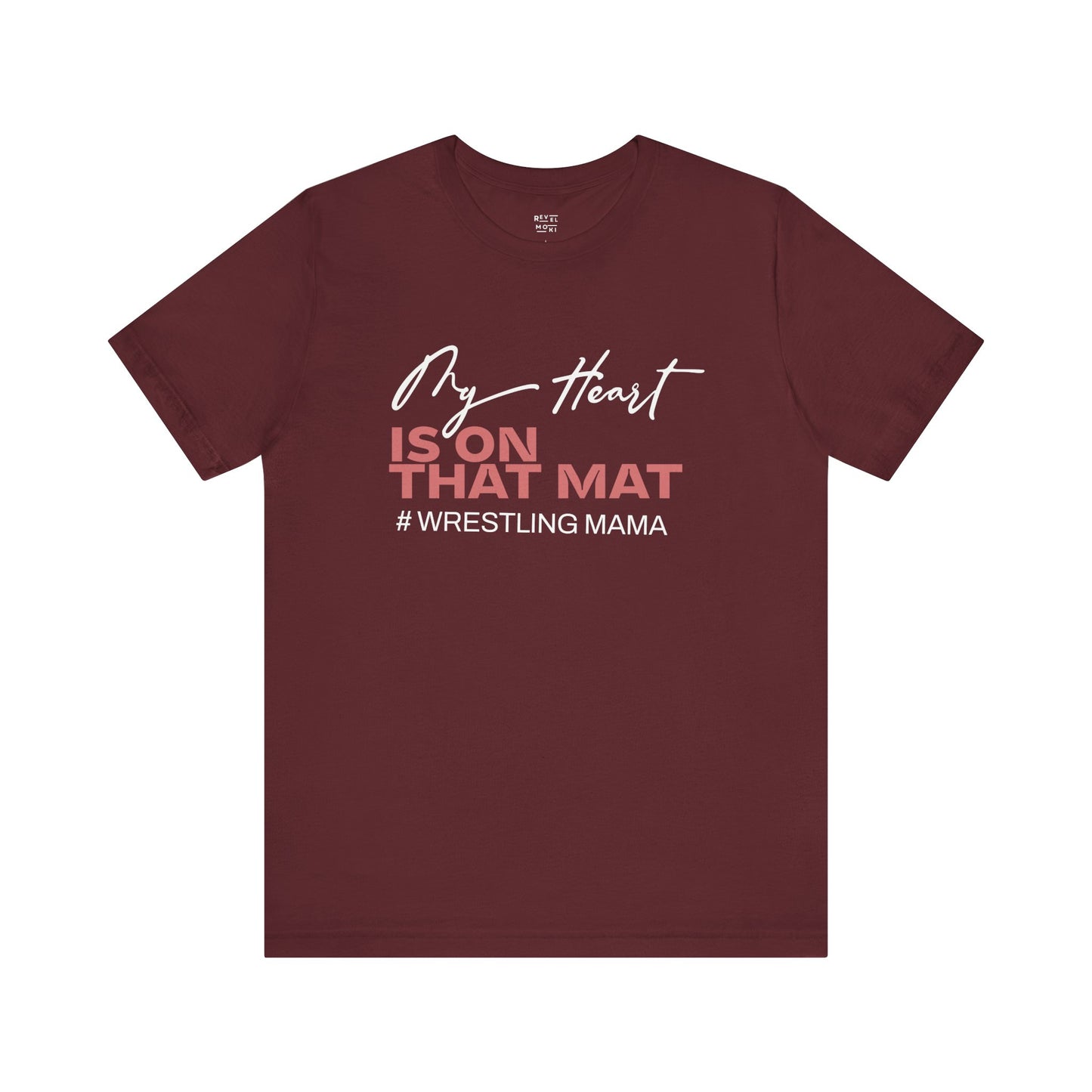 my-heart-is-on-that-mat-wrestling-mom-tee-closeup-maroon